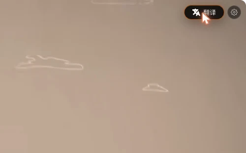 Press Translate in the player